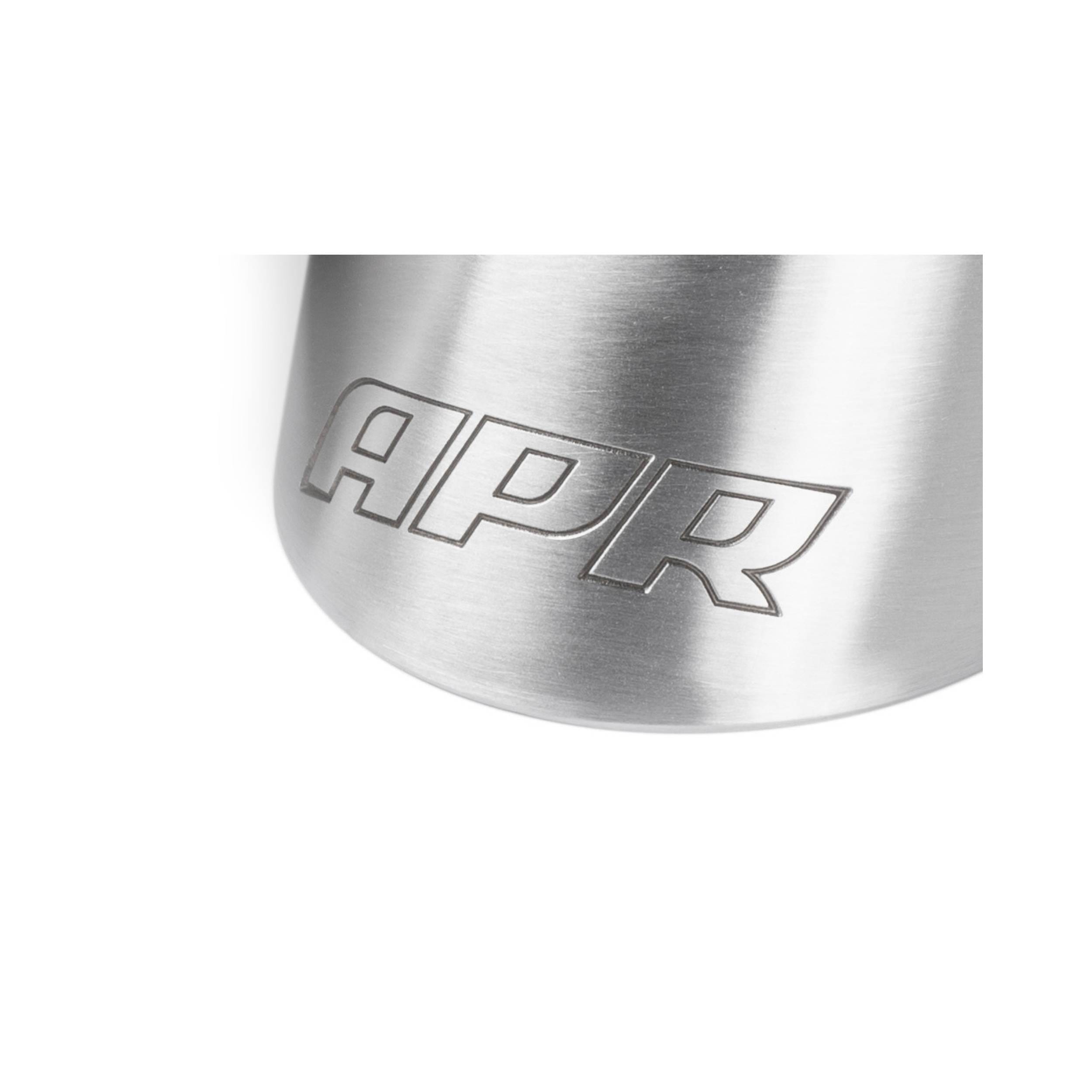 HJQF TPK0007 APR Double-Walled 3.5" Slash-Cut Tips (Brushed Silver) - Set of 2 thumbnail 4