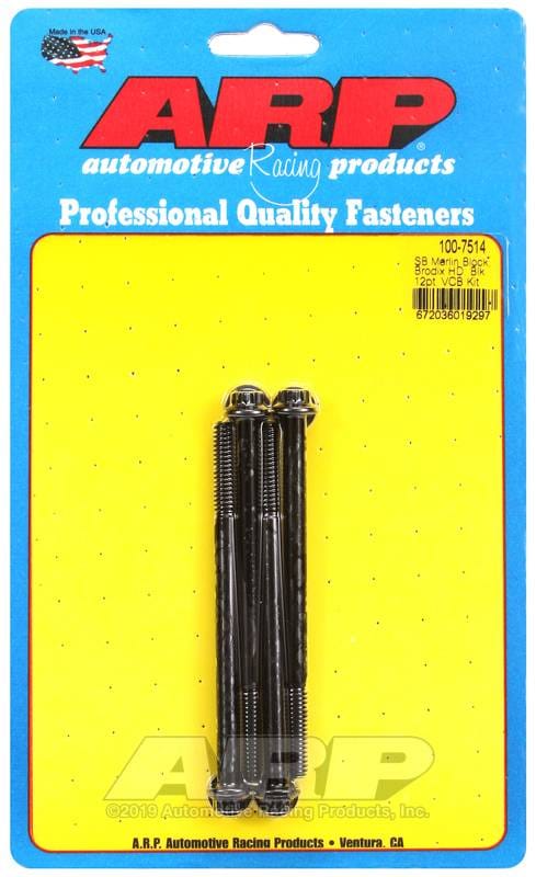 ARP 100-7514 ARP Merlin block, Brodix head SB 12pt valve cover bolt kit thumbnail 4