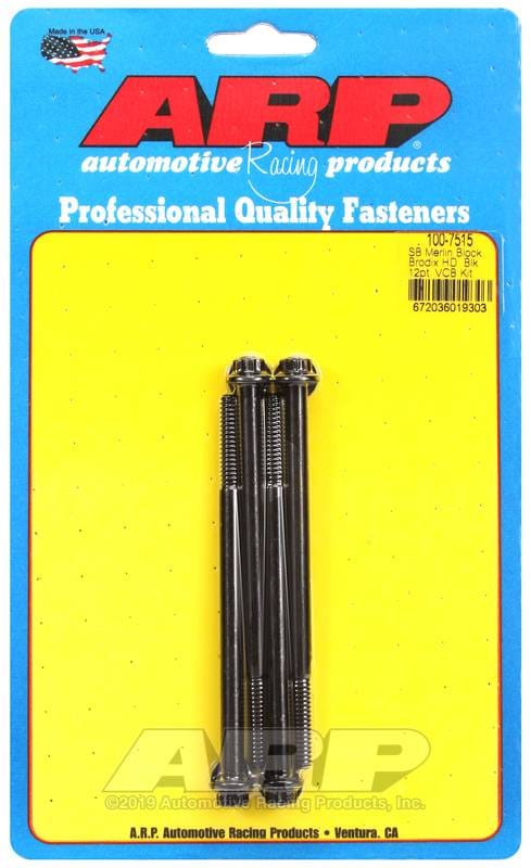 ARP 100-7515 ARP Merlin block, Brodix head SB 12pt valve cover bolt kit thumbnail 5