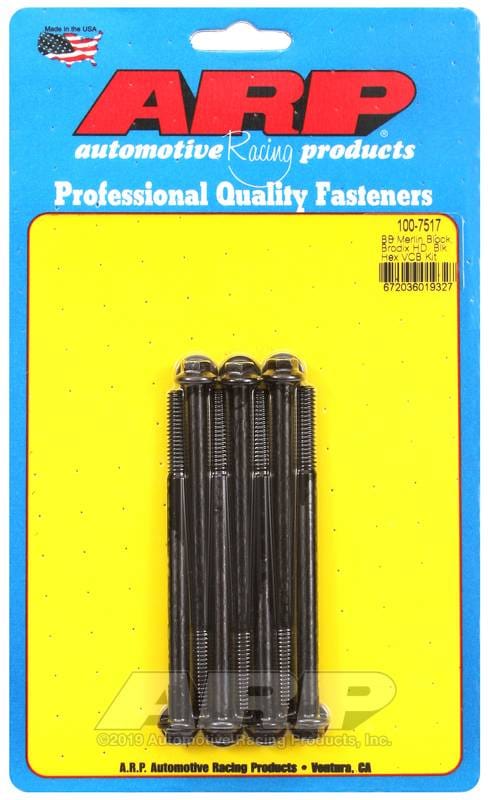 ARP 100-7517 ARP Merlin block, Brodix head BB hex valve cover bolt kit thumbnail 2