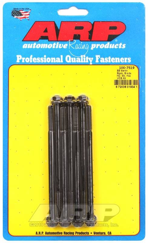 ARP 100-7519 ARP Merlin block, Brodix head BB hex valve cover bolt kit thumbnail 5