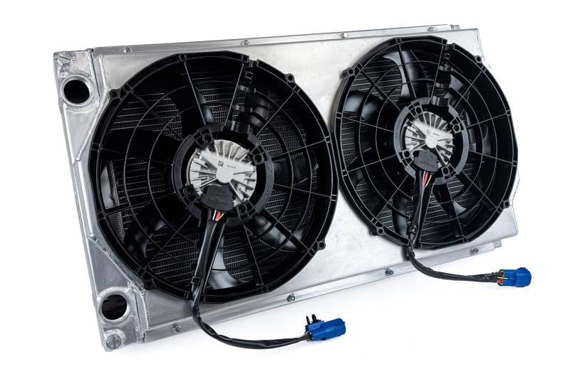 CSF 8374 CSF Motorsport Radiator with Shroud - 14in SPAL Brushless Fans - Harnesses thumbnail 2