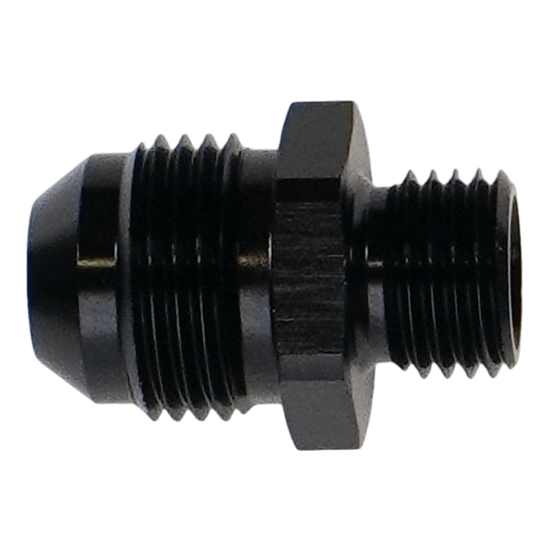 DeatschWerks 6-02-0643-B DeatschWerks 8AN Male Flare to M14x1.5 Male Inverted Flare Adapter thumbnail 2