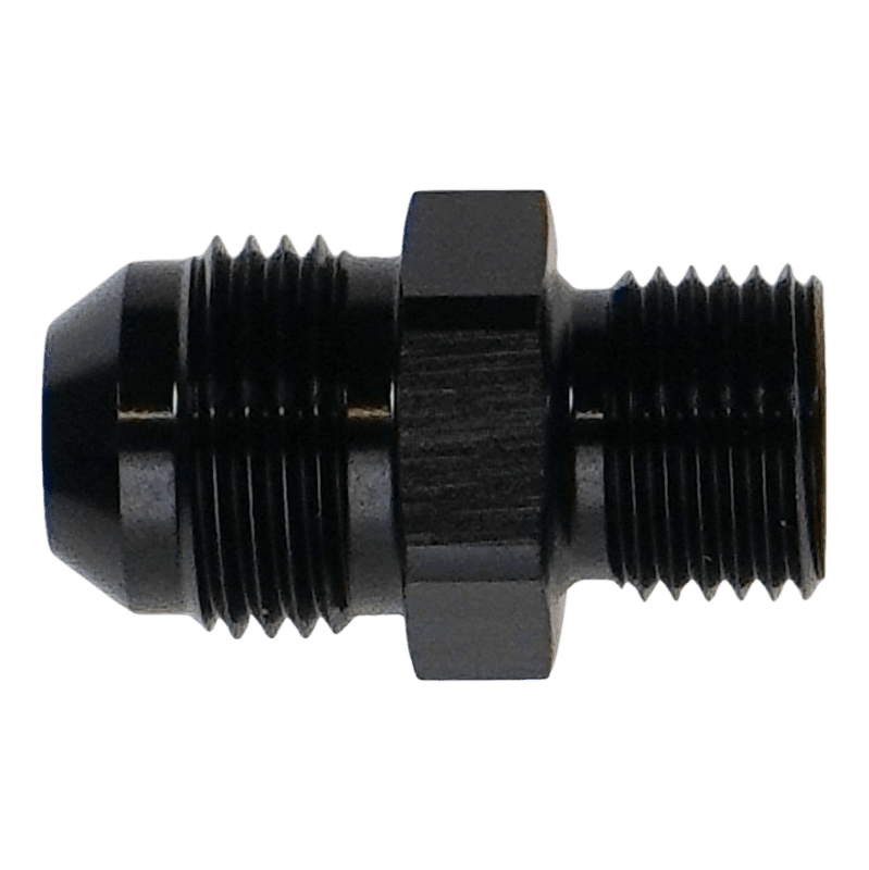 DeatschWerks 6-02-0644-B DeatschWerks 8AN Male Flare to M16x1.5 Male Inverted Flare Adapter thumbnail 2