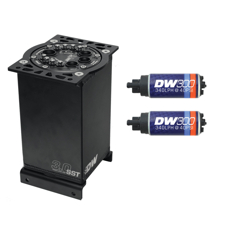 DeatschWerks 6-301-30ST DeatschWerks 3.0L Staged Surge Tank w/ DW300 Fuel Pumps thumbnail 2
