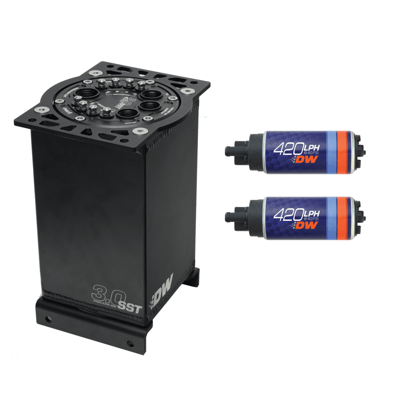 DeatschWerks 6-421-30ST DeatschWerks 3.0L Staged Surge Tank w/ DW420 Fuel Pumps thumbnail 2