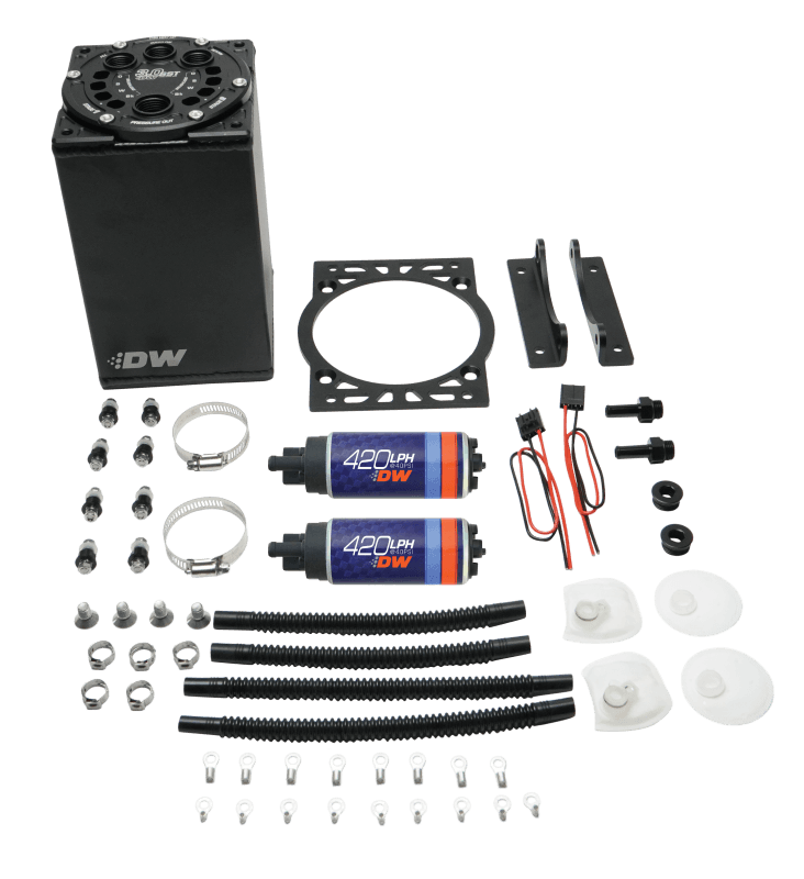 DeatschWerks 6-421-30ST DeatschWerks 3.0L Staged Surge Tank w/ DW420 Fuel Pumps thumbnail 3