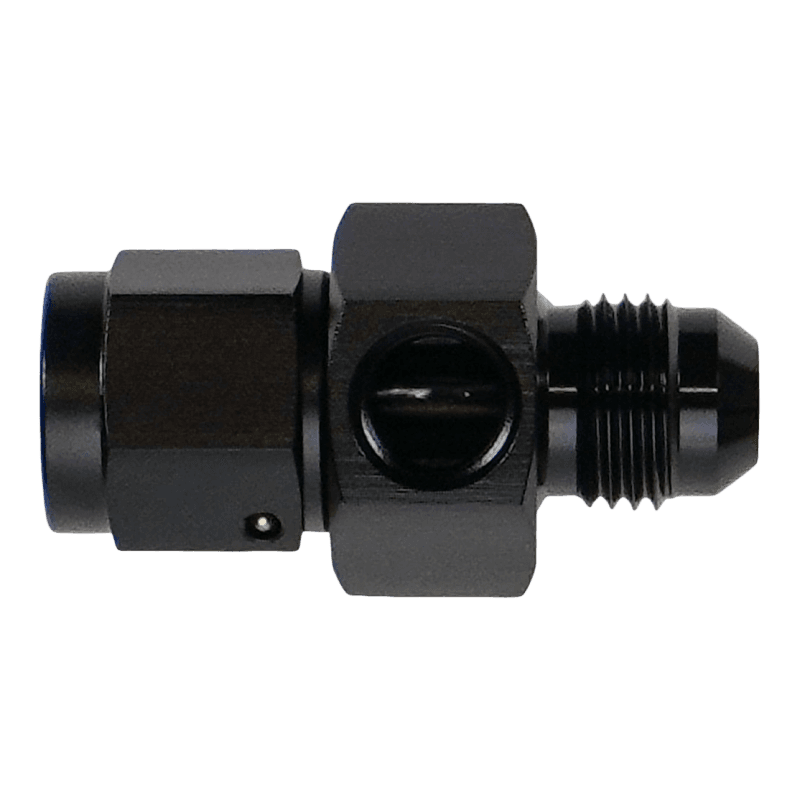 DeatschWerks 6-02-0773-B DeatschWerks 6AN Male Flare to Female Flare Swivel with 1/8th NPT thumbnail 2