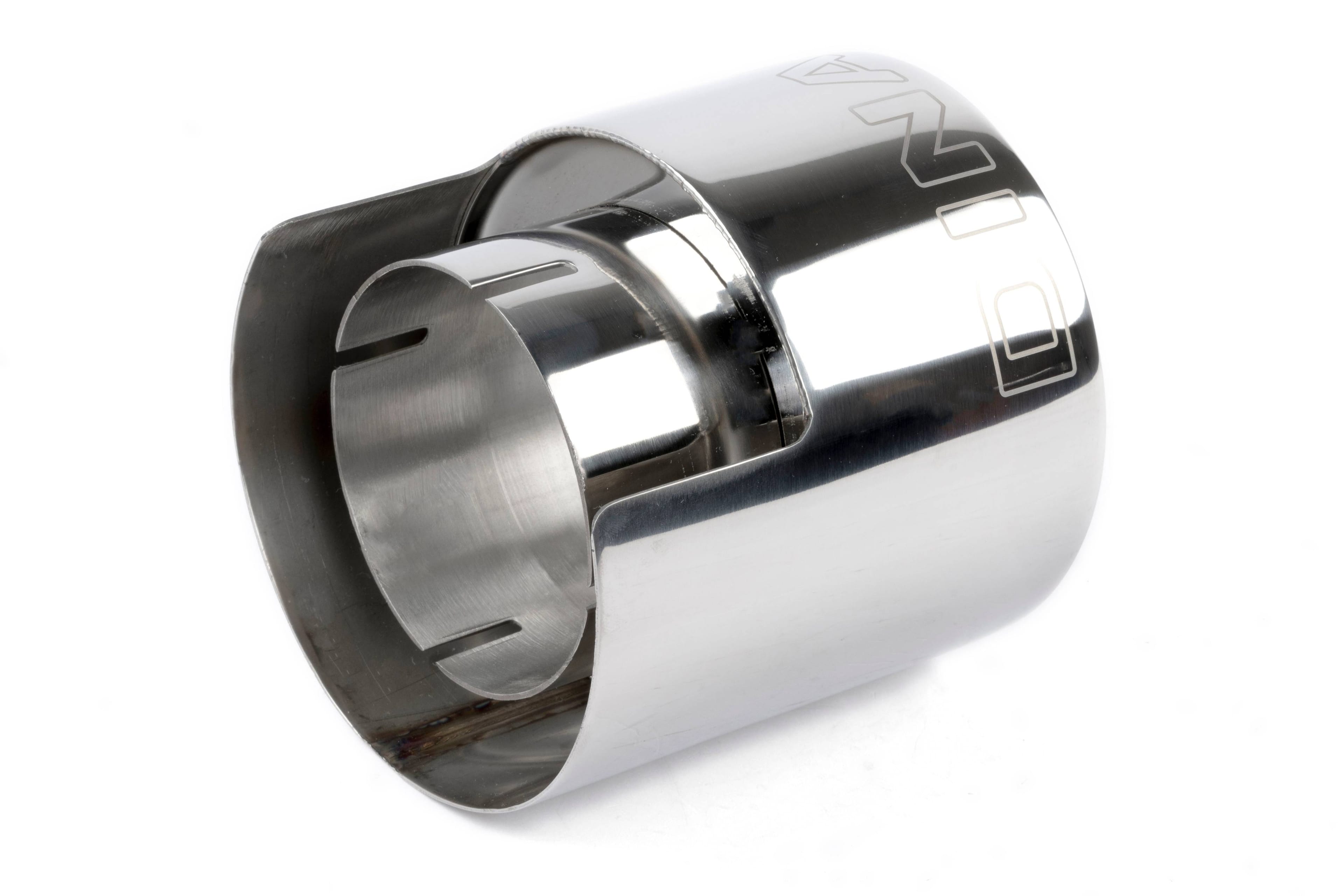Dinan D663-0639-BOX Dinan Double-Walled 4.5" Clamp-On Exhaust Tip (Polished) thumbnail 4