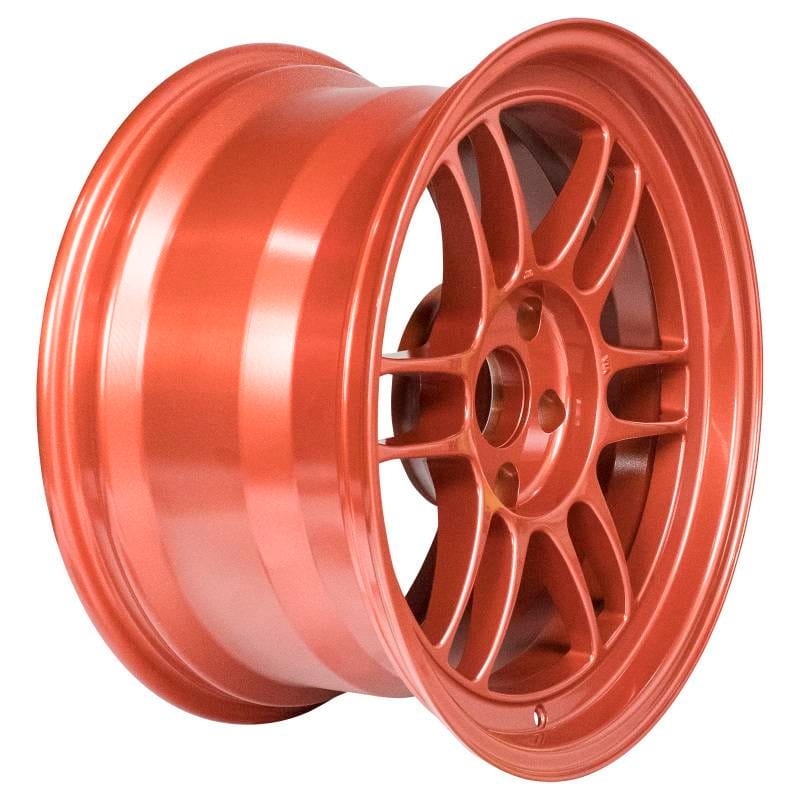 Enkei 3797906522OR Enkei RPF1 17x9 5x114.3 22mm Offset 73mm Bore Orange Wheel thumbnail 3