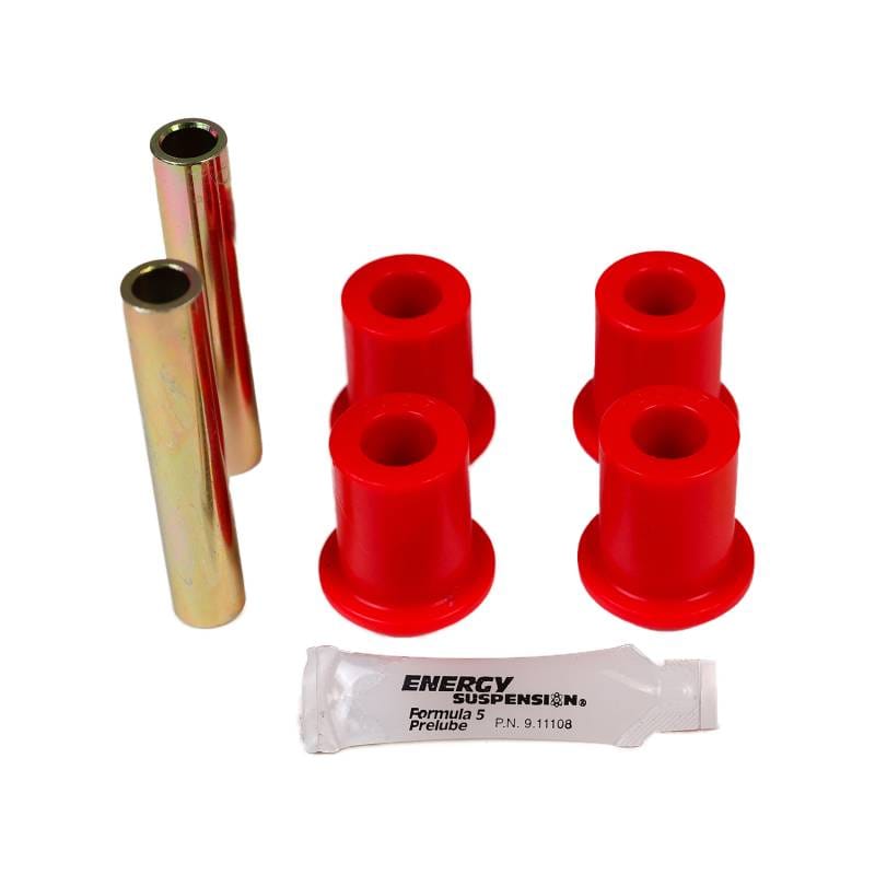 Energy Suspension 9.2109R Energy Suspension Universal Bushing 1.25 Id Eye/3.50Lg. 7/16 Bolt Fabr Flange Style - Red thumbnail 2