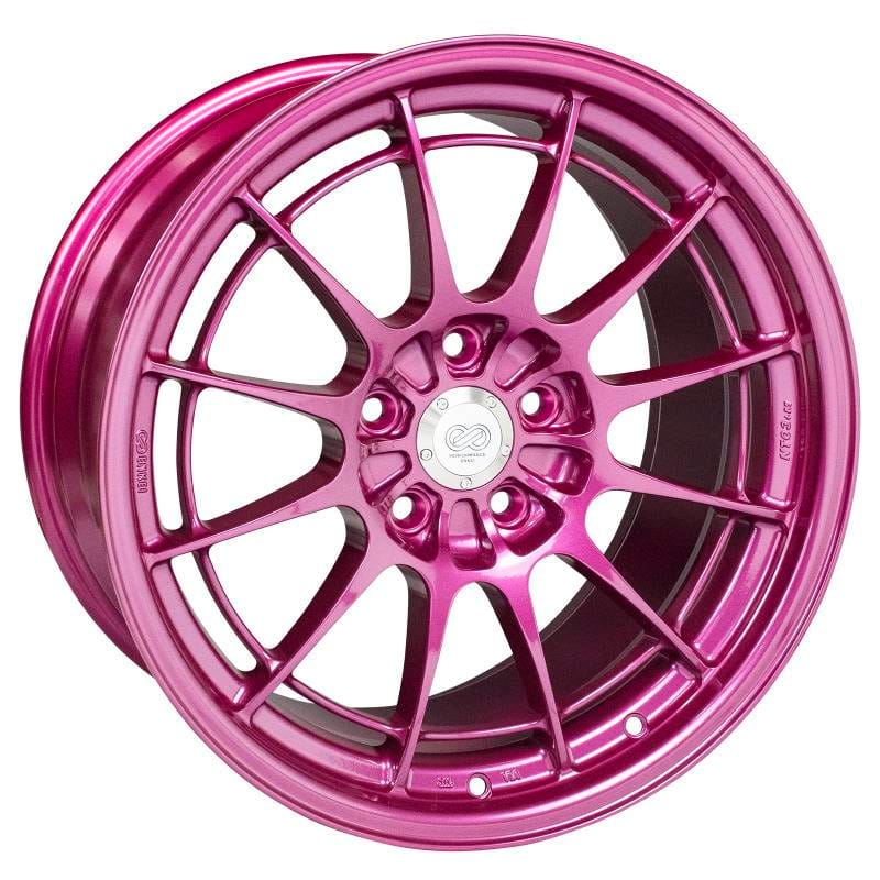 Enkei 3658956540MA Enkei NT03+M 18x9.5 5x114.3 40mm Offset 72.6mm Bore Magenta Wheel (MOQ 40) thumbnail 3