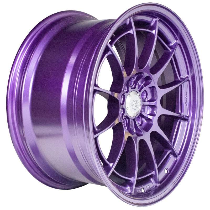 Enkei 3658956540PR Enkei NT03+M 18x9.5 5x114.3 40mm Offset 72.6mm Bore Purple Wheel (MOQ 40) thumbnail 3