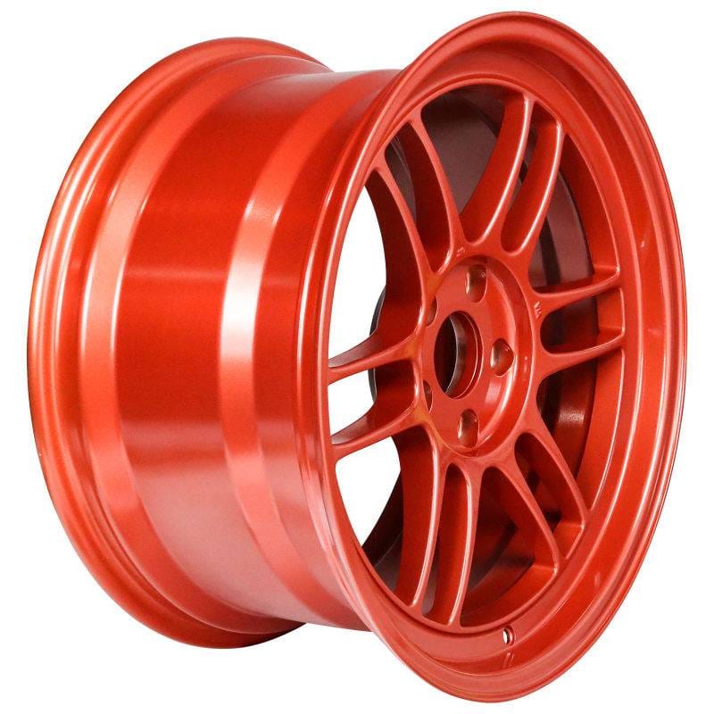 Enkei 3798956538OR Enkei RPF1 18x9.5 5x114.3 38mm Offset 73mm Center Bore Orange Wheel thumbnail 3
