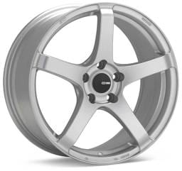 Enkei 476-880-4435SP Enkei KOJIN 18x8 35mm Inset 5x112 Bolt Pattern 72.6mm Bore Dia Matte Silver Wheel
