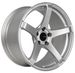 Enkei 476-885-4442SP Enkei Kojin 18x8.5 42mm Offset 5x112 Bolt Pattern 72.6mm Bore Dia Matte Silver Wheel
