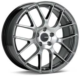 Enkei 467-995-6535HS Enkei Raijin 19x9.5 35mm Offset 5x114.3 Bolt Pattern Hyper Silver Wheel