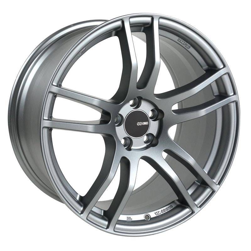 Enkei 491-790-6535GR Enkei TX5 17x9 5x114.3 35mm Offset 72.6mm Bore Platinum Grey