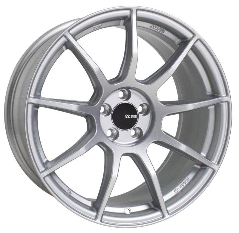 Enkei 492-780-8045SP Enkei TS9 17x8 5x100 45mm Offset 72.6mm Bore - Silver Paint