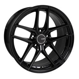 Enkei 498-885-4442BK Enkei TY5 18x8.5 5x112 42mm Offset 72.6mm Bore Black Wheel