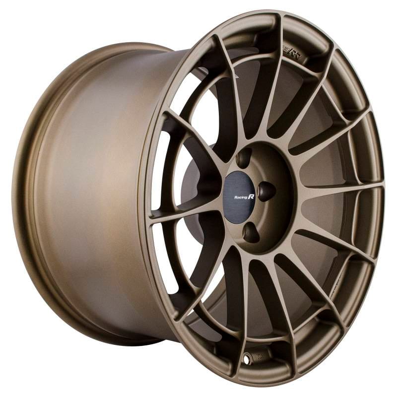Enkei 512-8105-6515GG Enkei NT03RR 18x10.5 5x114.3 15mm Offset 75mm Bore Titanium Gold Wheel thumbnail 2