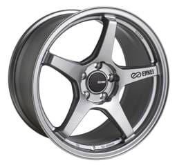Enkei 521-880-8045GR Enkei TS-5 18x8 5x100 45mm Offset 72.6mm Bore Storm Grey