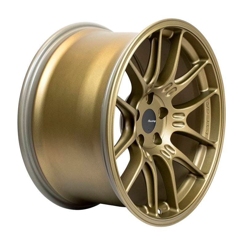 Enkei 534-810-4432GG Enkei GTC02 18x10 5x112 32mm Offset 66.5mm Bore Titanium Gold Wheel thumbnail 4