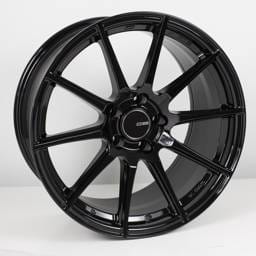 Enkei 499-790-6545BK Enkei TS10 17x9 5x114.3 45mm Offset 72.6mm Bore Black Wheel