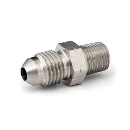 Go Fast Bits 3847 GFB 1/8in BSPT Male to -4AN Male Flare (Stainless Steel)