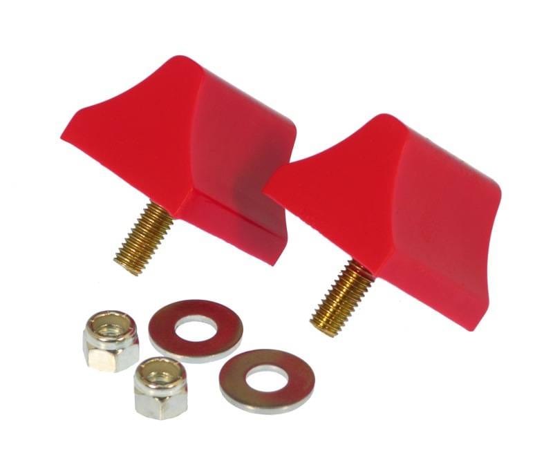 Prothane 19-1312 Prothane Universal Bump Stop 1 1/2X2X1 3/4 Wedge - Red thumbnail 2