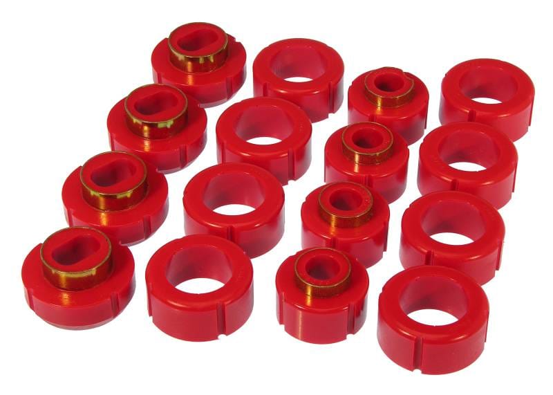 Prothane 7-116 Prothane 82-00 GM 2/4wd S-Series Ext Cab Body Mount - Red thumbnail 2