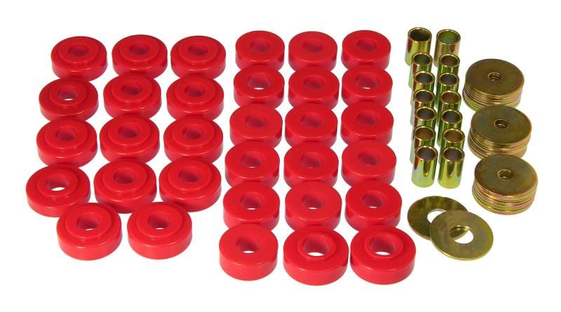 Prothane 7-121 Prothane 65-67 GM Hardtop Body Mount Kit - Red thumbnail 2