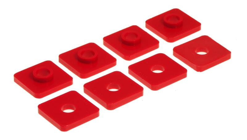 Prothane 26-49017 Prothane 63-74.5 MG MGB Front Crossmember Mounts - Red thumbnail 2