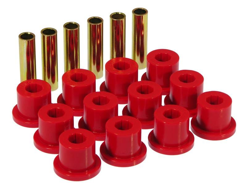 Prothane 7-1001 Prothane 67-87 GM Rear Spring & Shackle Bushings (w/ 1.5in Bushings) - Red thumbnail 2