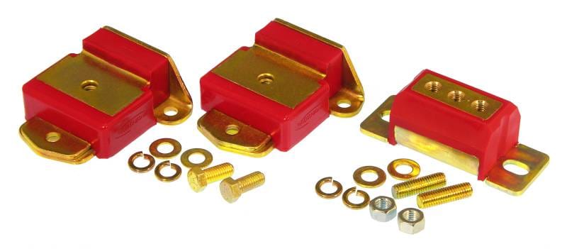 Prothane 7-1910 Prothane GM Motor & Trans Mount Kit - Red