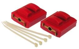 Prothane 7-506 Prothane GM Motor Mount Small Clamshell - Red
