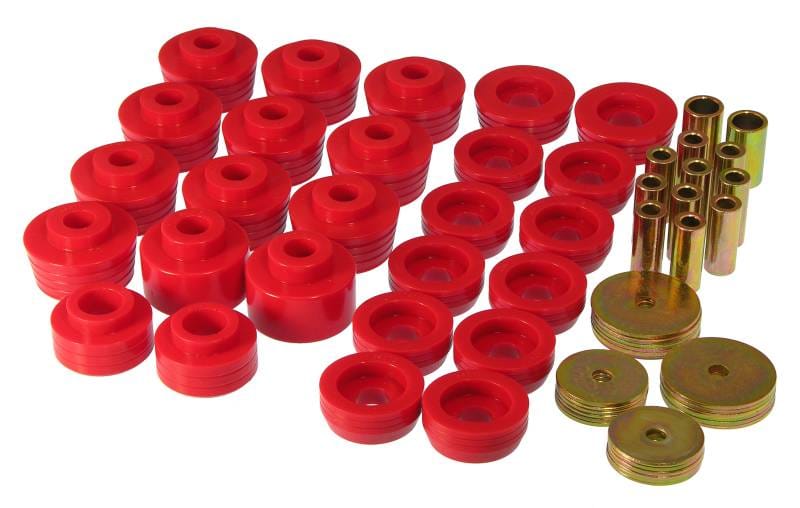 Prothane 7-132 Prothane 78-88 GM Various Body Mount Kit - Red thumbnail 2