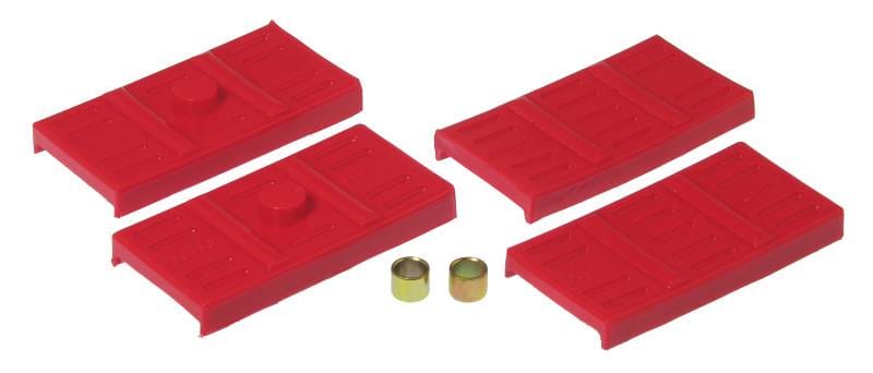 Prothane 7-1707 Prothane 67-69 GM F-Body Upper/Lower Spring Pad (Mono) - Red