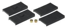 Prothane 7-1707-BL Prothane 67-69 GM F-Body Upper/Lower Spring Pad (Mono) - Black