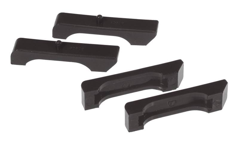 Prothane 7-1711-BL Prothane 68-87 GM Small Block Radiator Isolators - Black
