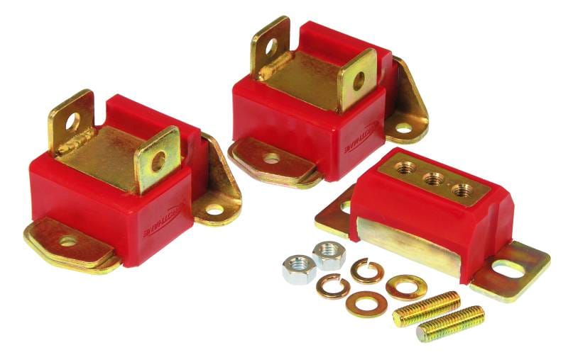 Prothane 7-1902 Prothane GM Motor & Trans Mount Kit - Red