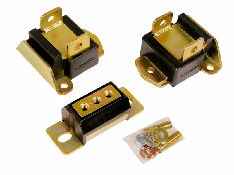 Prothane 7-1902-BL Prothane GM Motor & Trans Mount Kit - Black