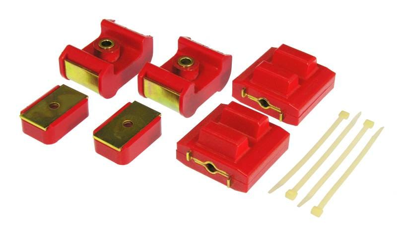 Prothane 7-1904 Prothane GM Motor & Trans Mount Kit - Red