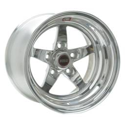 Weld 71MP-507B45A Weld S71 15x7 / 5x4.75 BP / 4.5in. BS Polished Wheel (Medium Pad) - Non-Beadlock