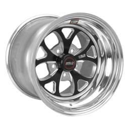 Weld 76LB-508B45A Weld S76 15x8.33 / 5x4.75 BP / 4.5in. BS Black Wheel (Low Pad) - Non-Beadlock