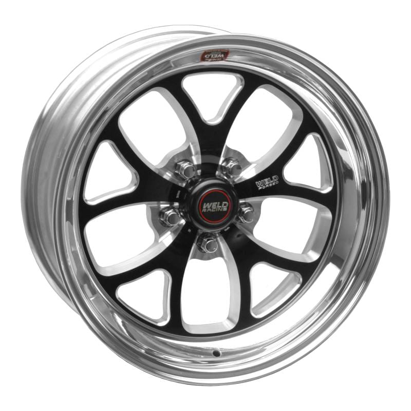 Weld 76LB7045A17A Weld S76 17x4.5 / 5x4.5 BP / 1.7in. BS Black Wheel (Low Pad) - Non-Beadlock