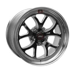 Weld 76HB7080A52A Weld S76 17x8 / 5x4.5 BP / 5.2in. BS Black Wheel (High Pad) - Non-Beadlock