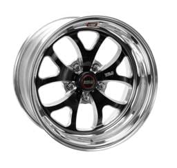 Weld 76MB7080N63A Weld S76 17x8 / 5x120mm BP / 6.3in. BS Black Wheel (Medium Pad) - Non-Beadlock