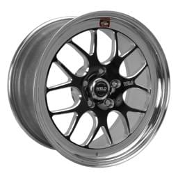 Weld 77HB8090A61A Weld S77 18x9 / 5x4.5 BP / 6.1in. BS Black Wheel (High Pad) - Non-Beadlock