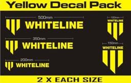 Whiteline KWM001 Whiteline Decal Kits 10 Pk Yellow